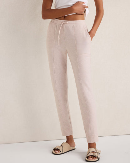 FLEECE PINTUCK JOGGERS