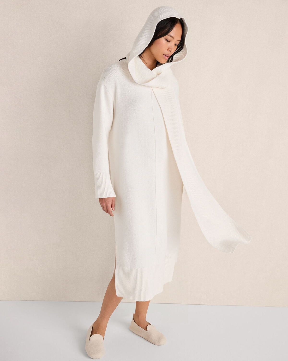 ORGANIC COTTON MIDI DRESS