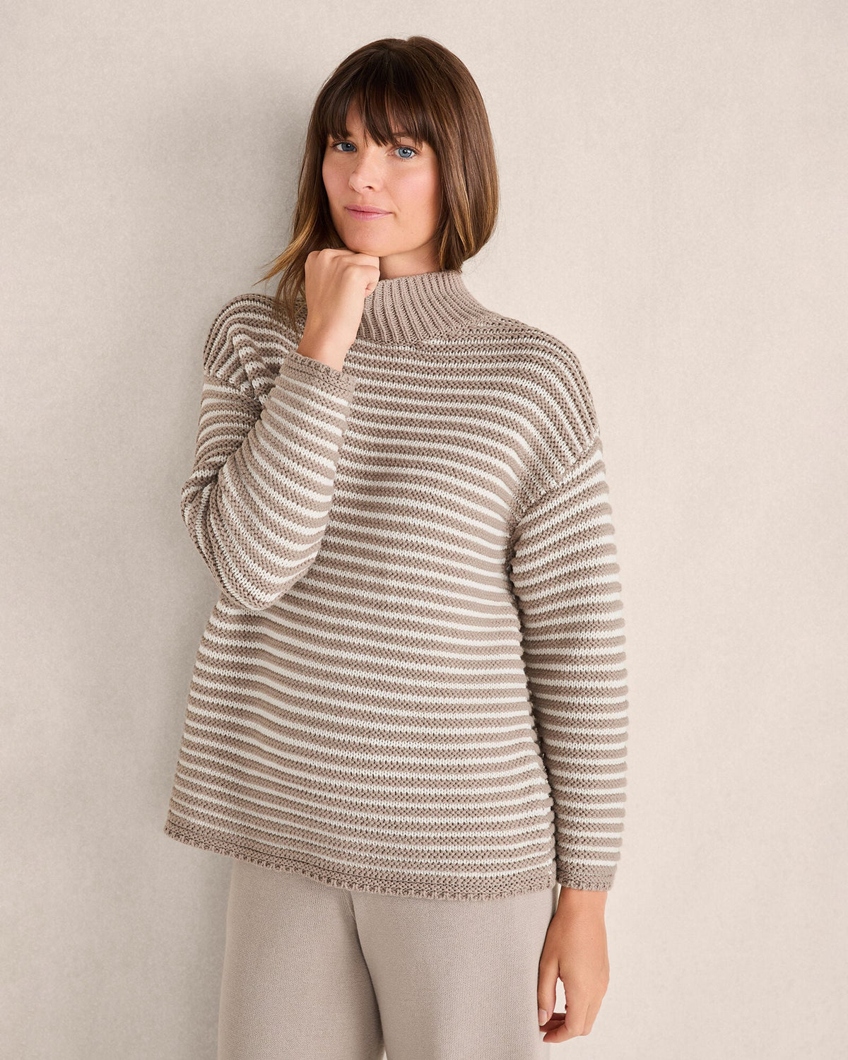 OTTOMAN STITCH SWEATER