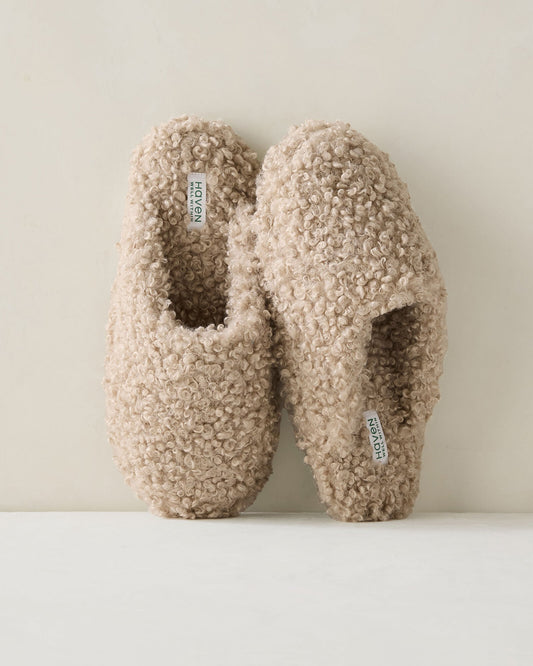 COZY SHERPA SLIPPERS