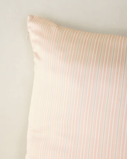 WASHABLE SILK MULTI STRIPE PILLOWCASE