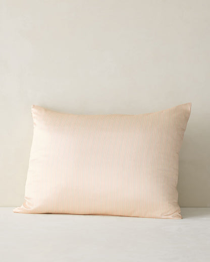 WASHABLE SILK MULTI STRIPE PILLOWCASE