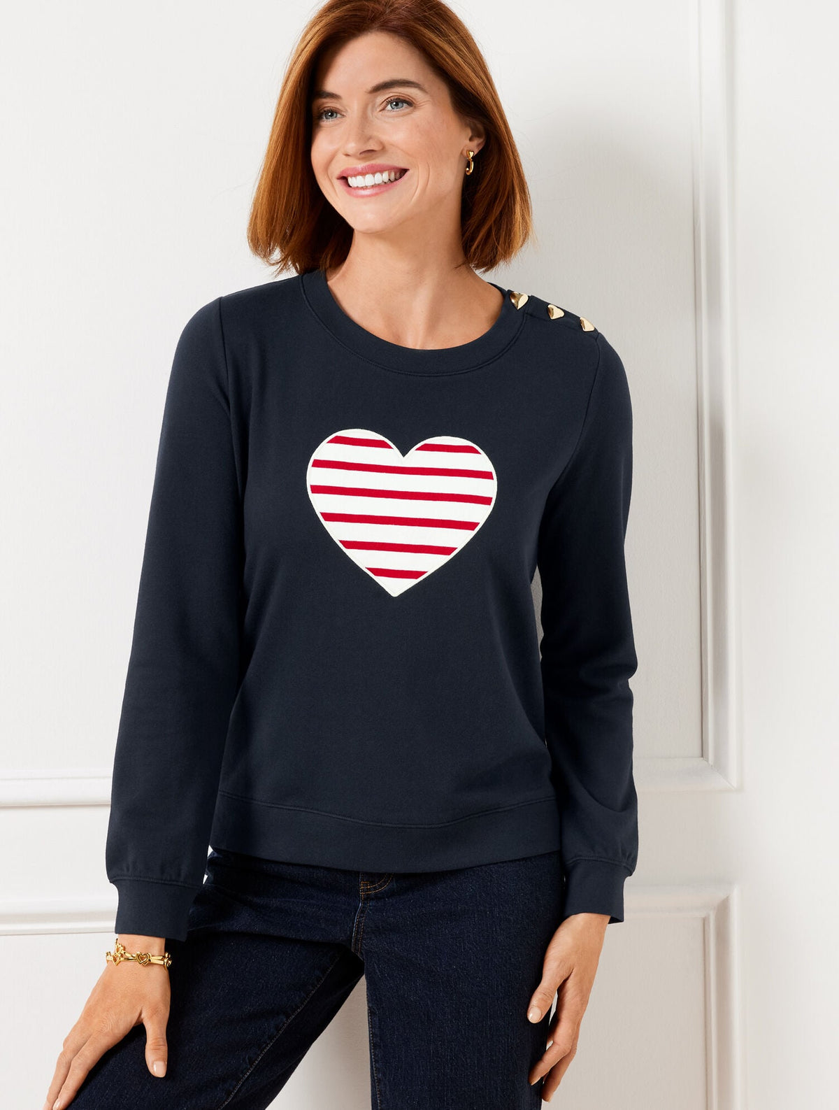 CREWNECK SWEATSHIRT - HEART