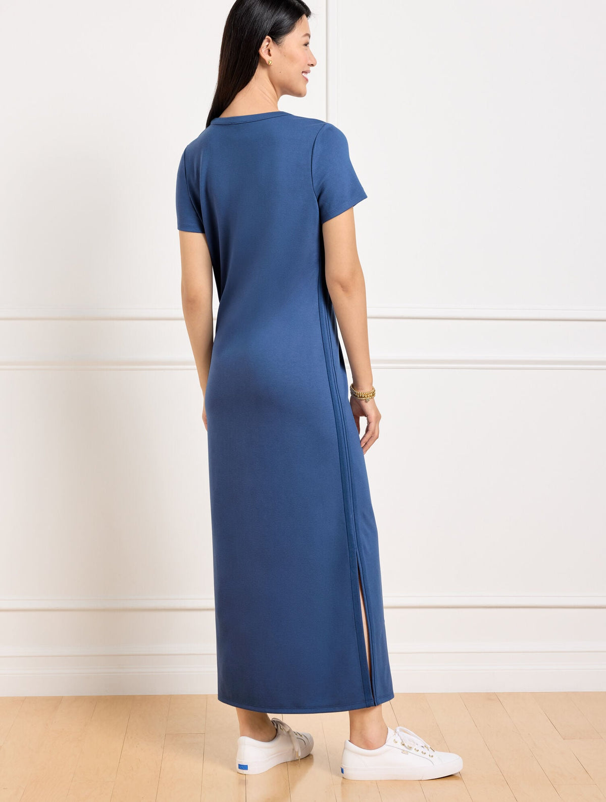 EFFORTLESS ULTRAKNIT SHORT SLEEVE MAXI DRESS