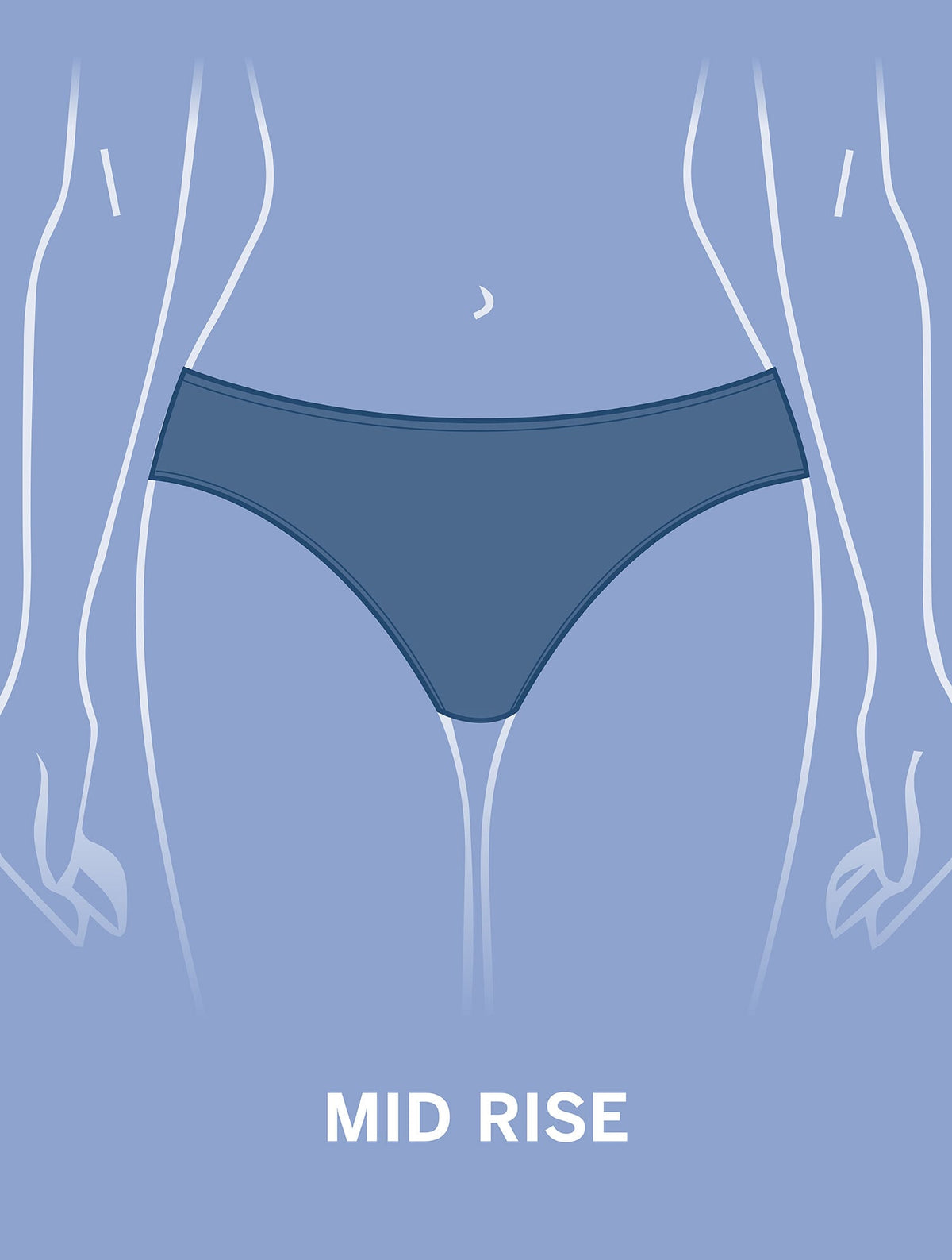 AQUA CLUB MID RISE SWIM BOTTOM