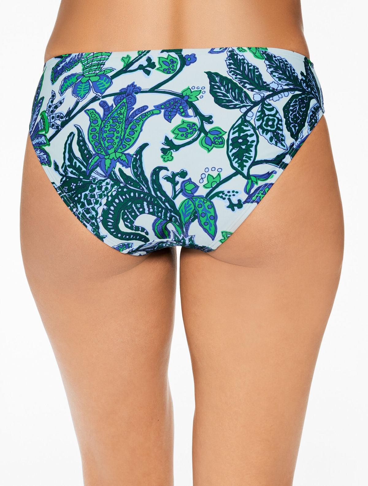 AQUA CLUB MID RISE SWIM BOTTOM - BALI BLOOMS