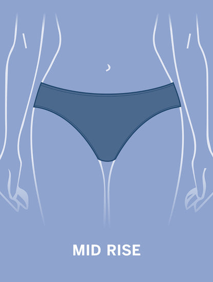 AQUA CLUB MID RISE SWIM BOTTOM - BALI BLOOMS