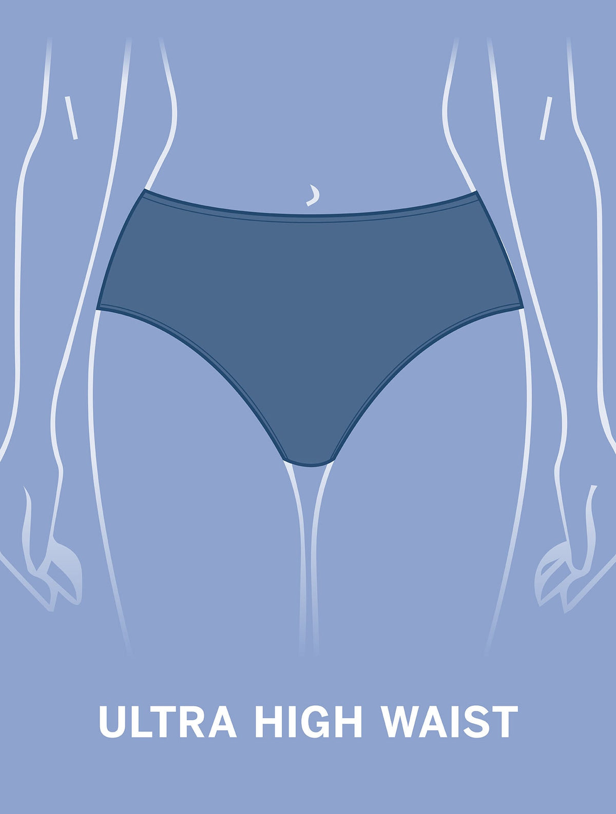 AQUA CLUB ULTRA HIGH WAIST SWIM BOTTOM - FIJI SHELL