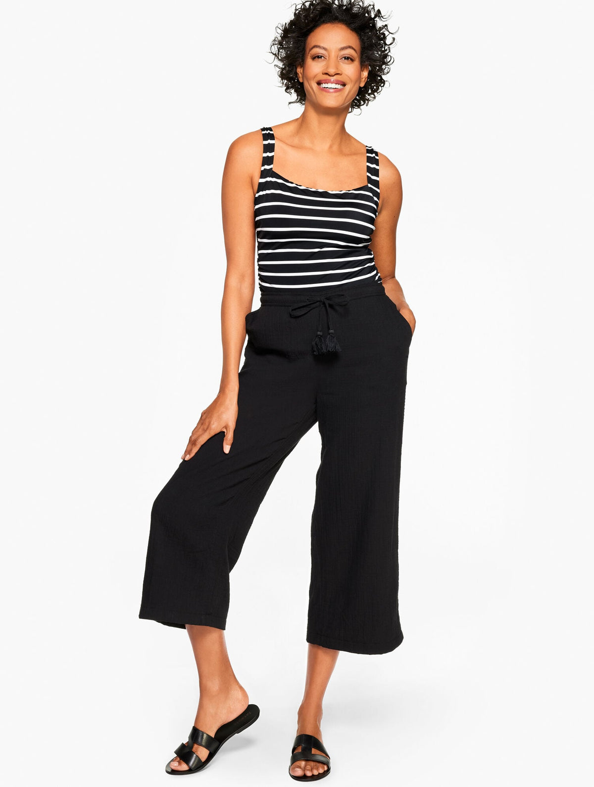 AQUA CLUB GAUZE PANT COVER-UP