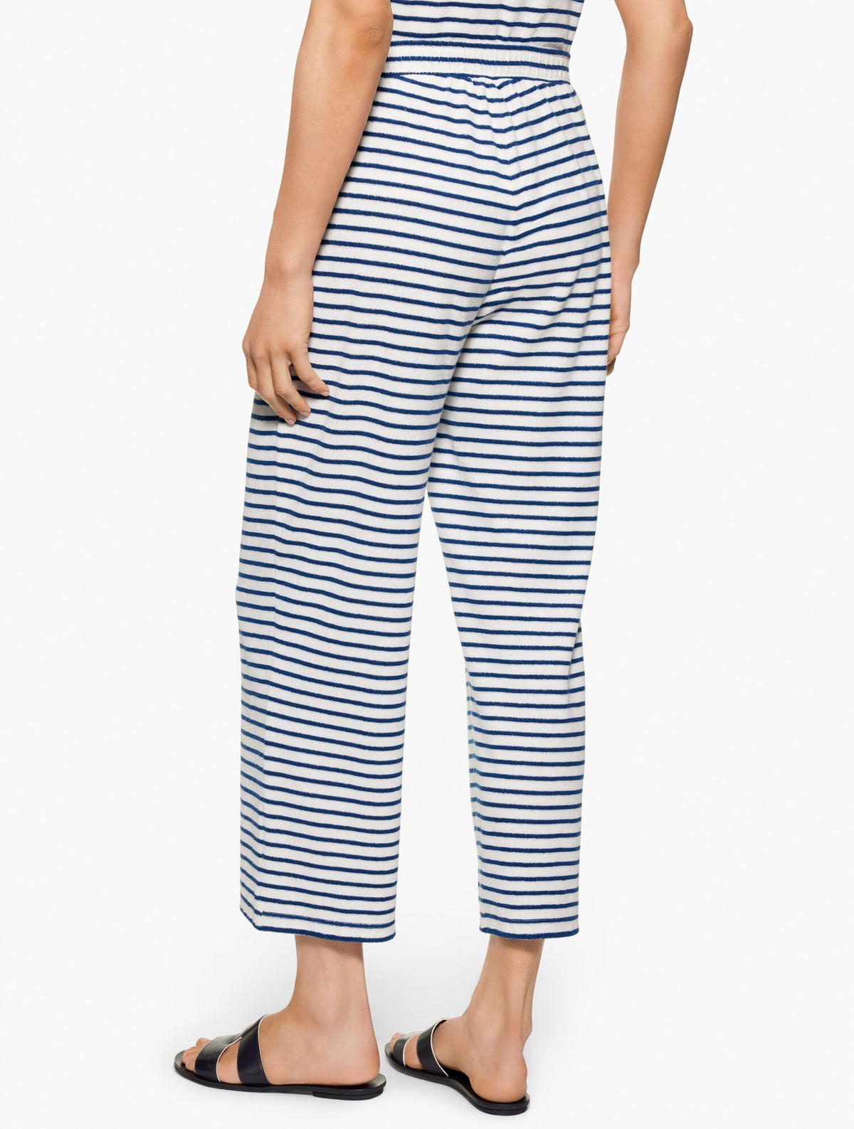 AQUA CLUB TERRY PANT COVER-UP - STRIPE