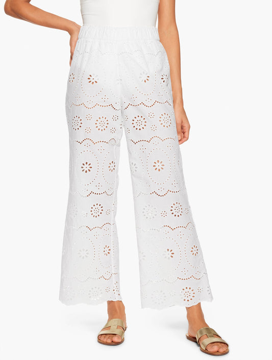 AQUA CLUB EYELET PANT COVER-UP