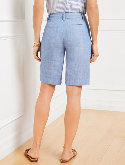 PERFECT SHORTS - NEWPORT CHAMBRAY - 10.5”