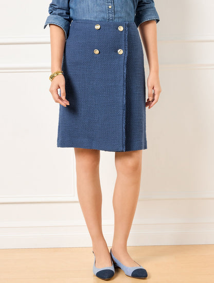 AMHERST TWEED A-LINE SKIRT