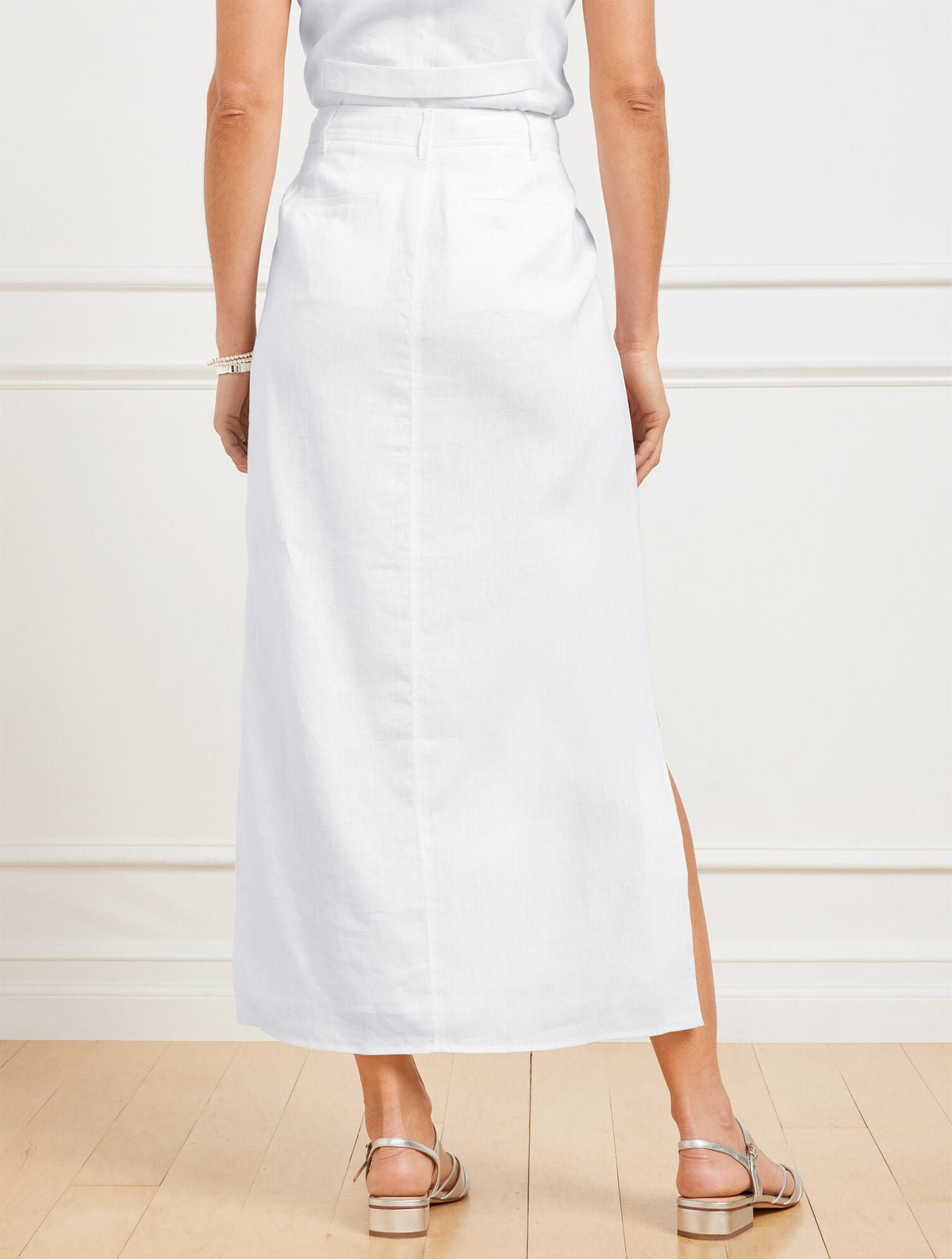 CLASSIC LINEN TROUSER SKIRT