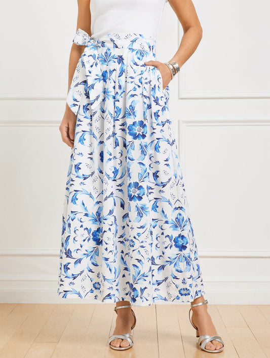 PIPER PLEATED PATIO SKIRT - BEAUTIFUL SCROLL