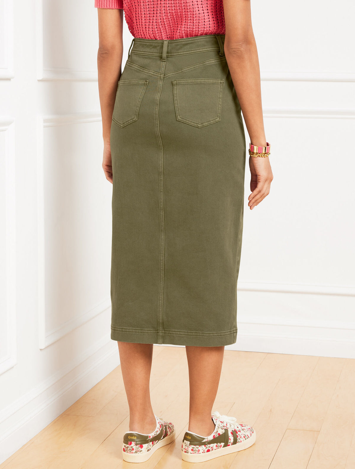 DENIM MIDI SKIRT