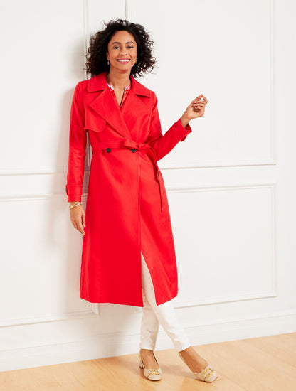 BELTED TRENCH COAT