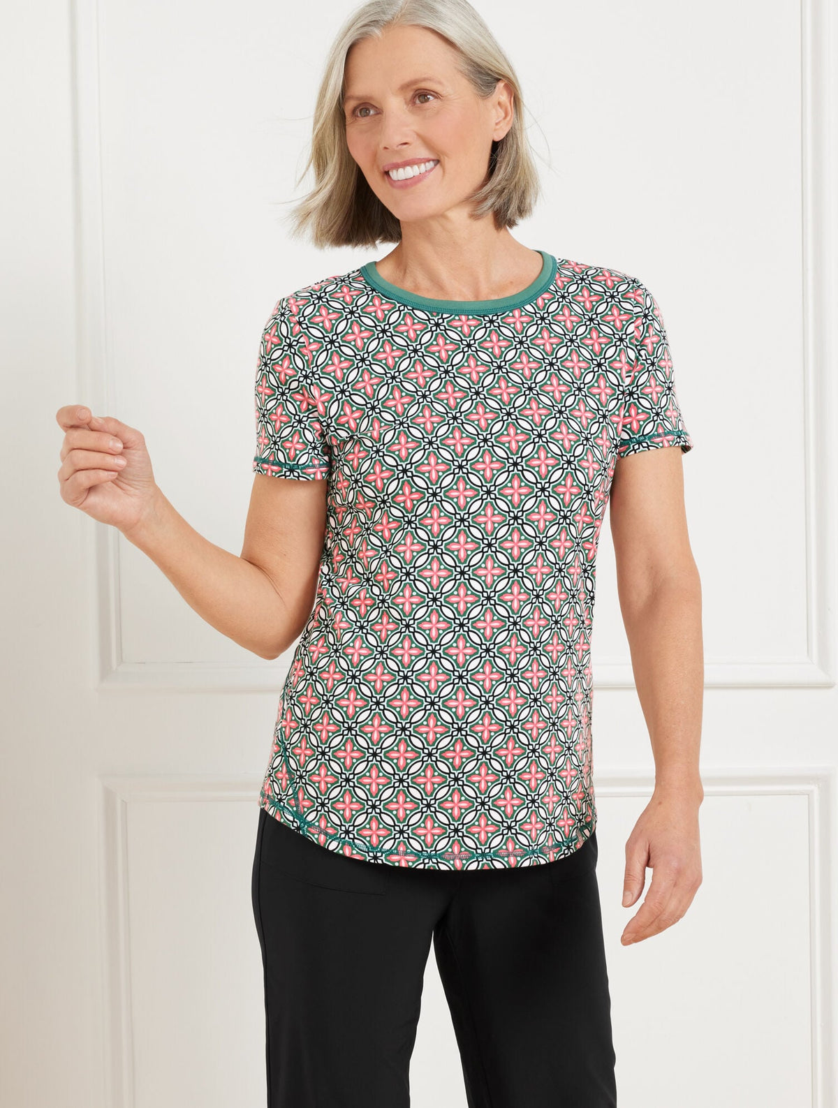 SUPERSOFT JERSEY SHORT SLEEVE TEE - HIGH TIDE TILE