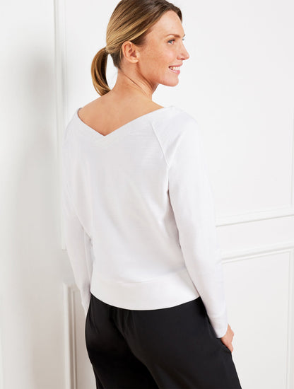 COZY CRUSH TWO-WAY PULLOVER