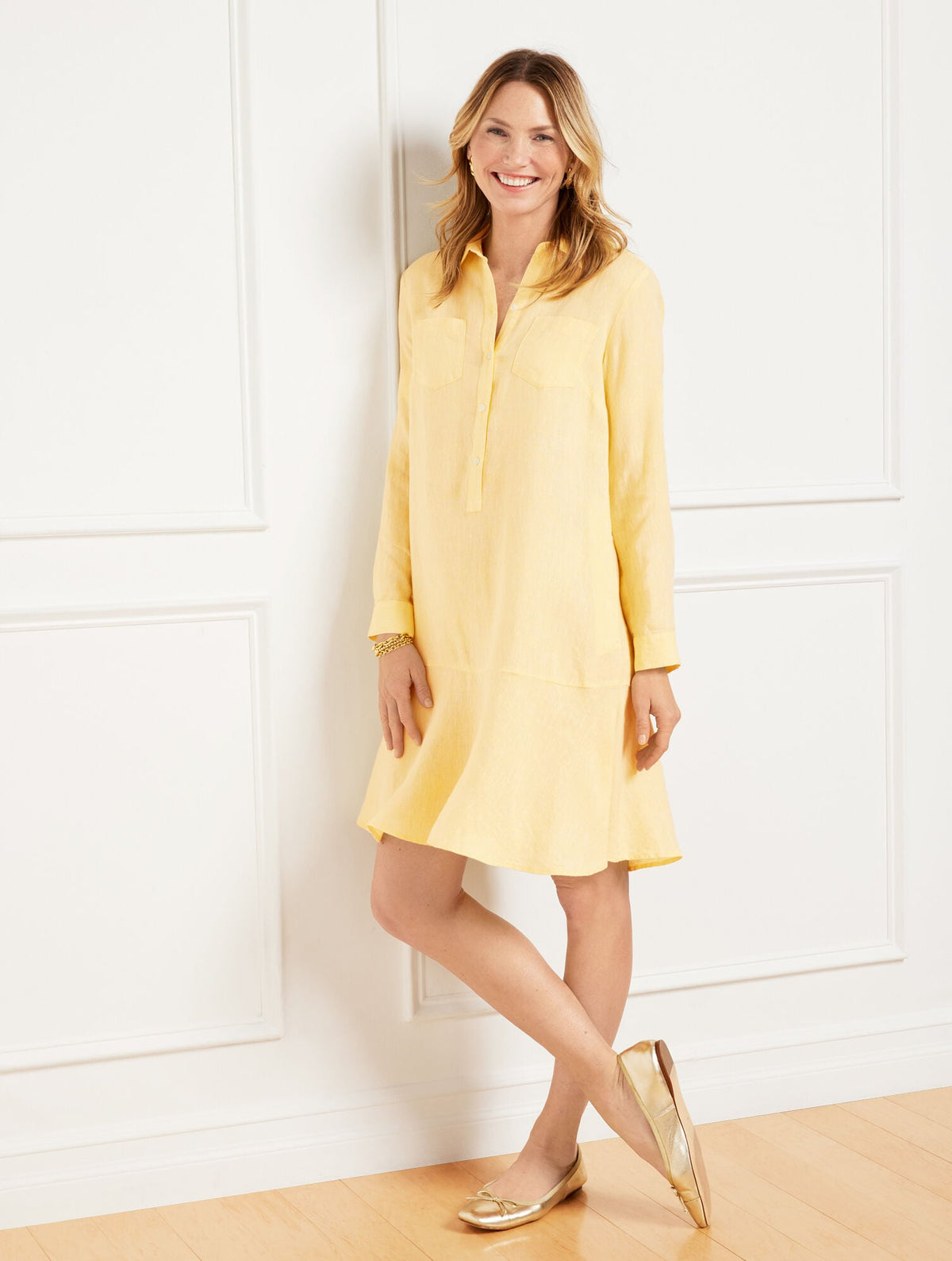 LINEN SHIRTDRESS