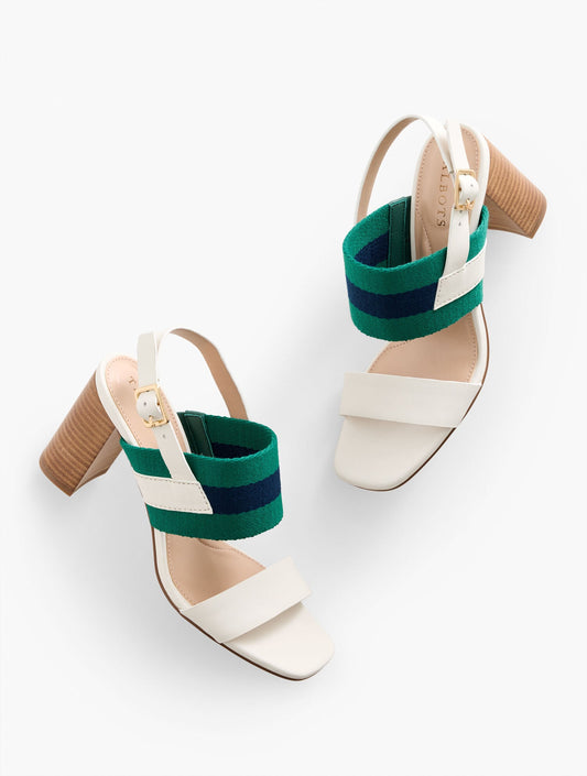 BETTE VACHETTA BLOCK HEEL SANDALS