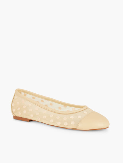 BLAIR MESH DOT BALLET FLATS