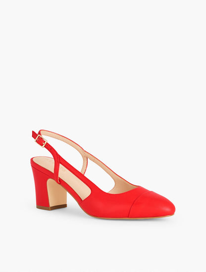 IRENE NAPPA SLINGBACK PUMPS