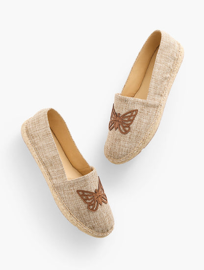 IZZY BUTTERFLY ESPADRILLE FLATS