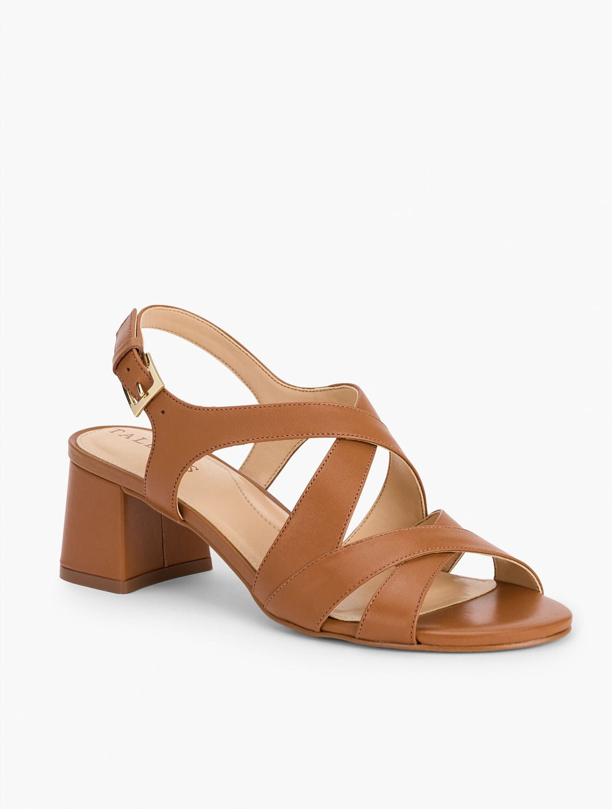 MILLIE STRAPS NAPPA BLOCK HEEL SANDALS