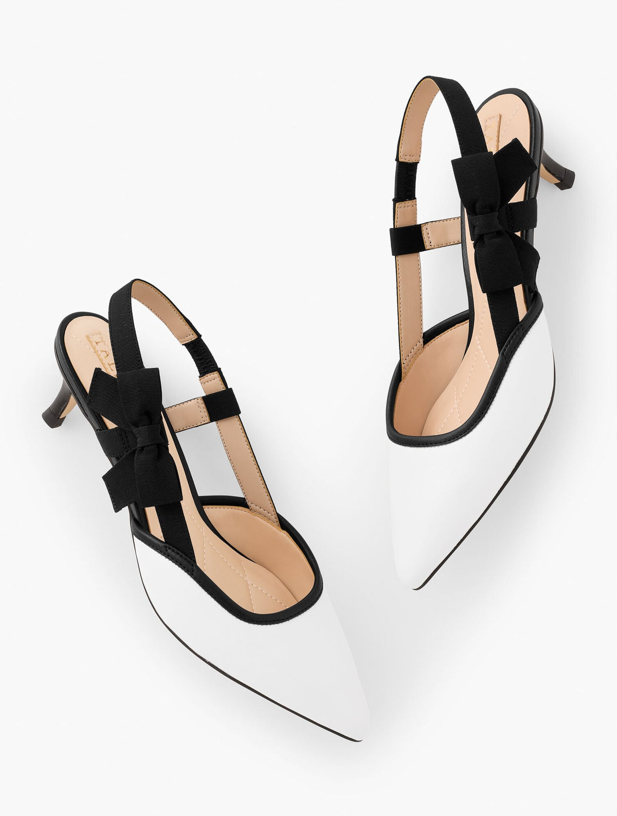 SYLVIE BOW SLINGBACK NAPPA PUMPS