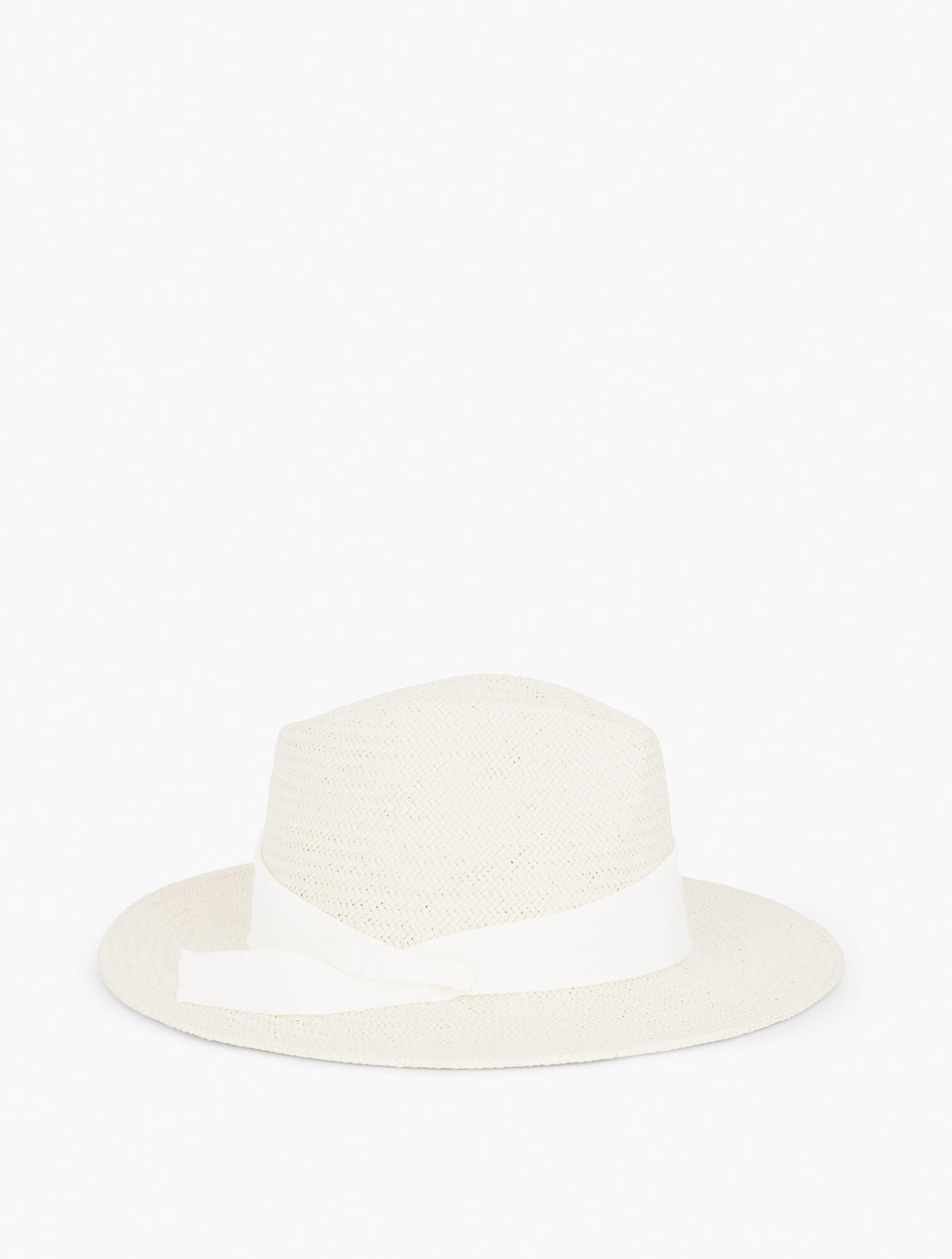 REFINED STRAW FEDORA