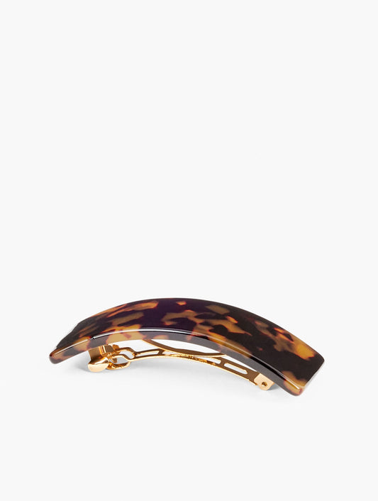 TORTOISESHELL WIDE BARRETTE