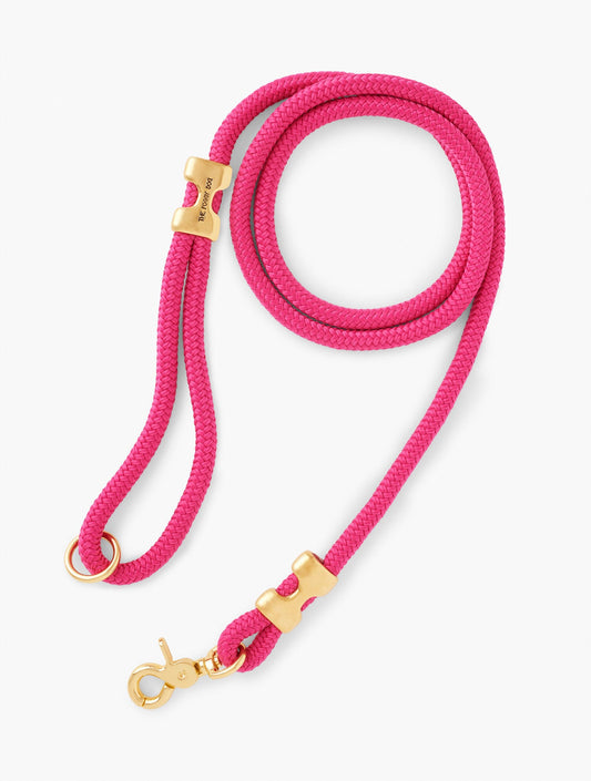 THE FOGGY DOG HOT PINK MARINE ROPE DOG LEASH