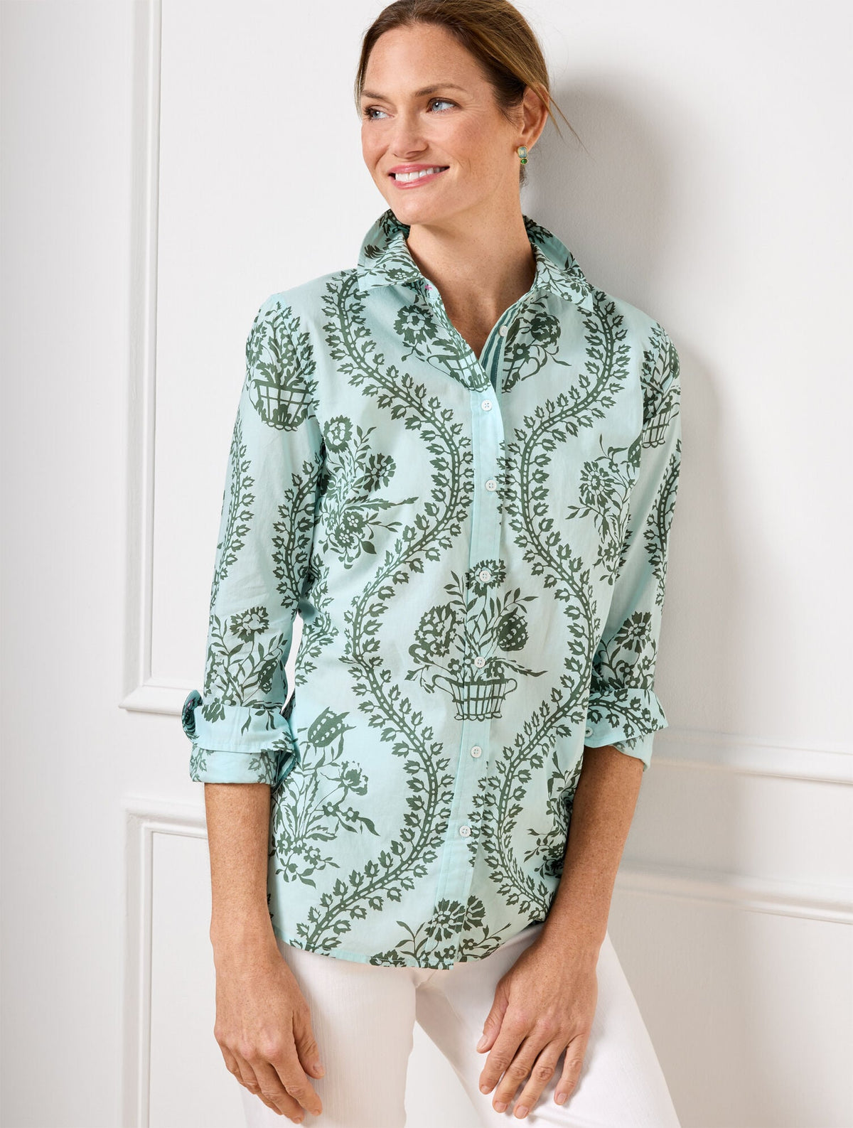 MODERN CLASSIC SHIRT - FLOWING FLORAL