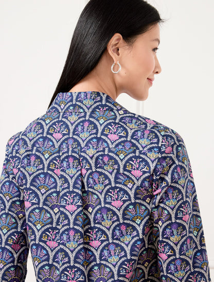 MODERN CLASSIC SHIRT - SCALLOPED FLORAL