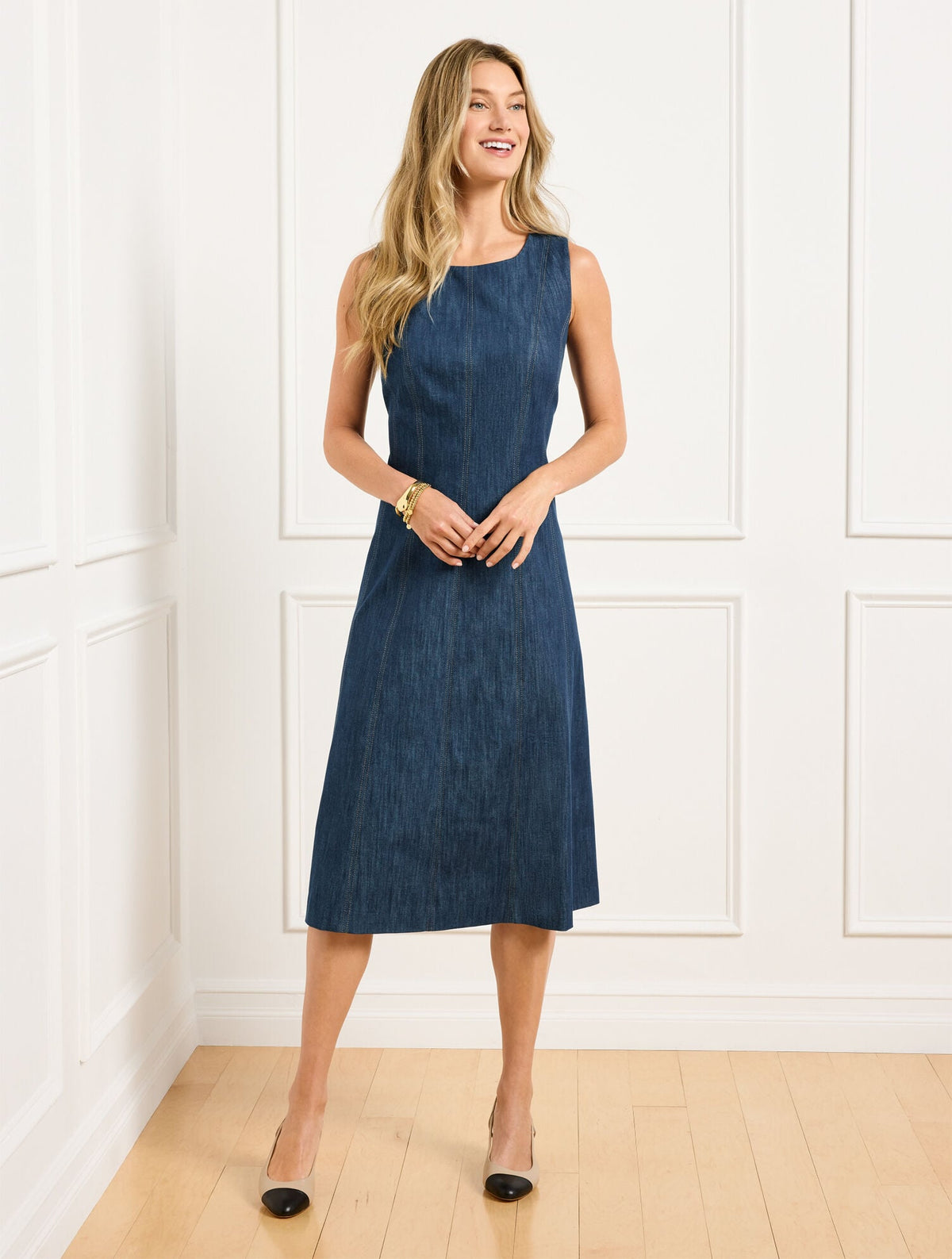 REFINED DENIM DRESS