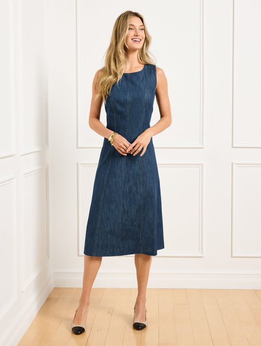 REFINED DENIM DRESS