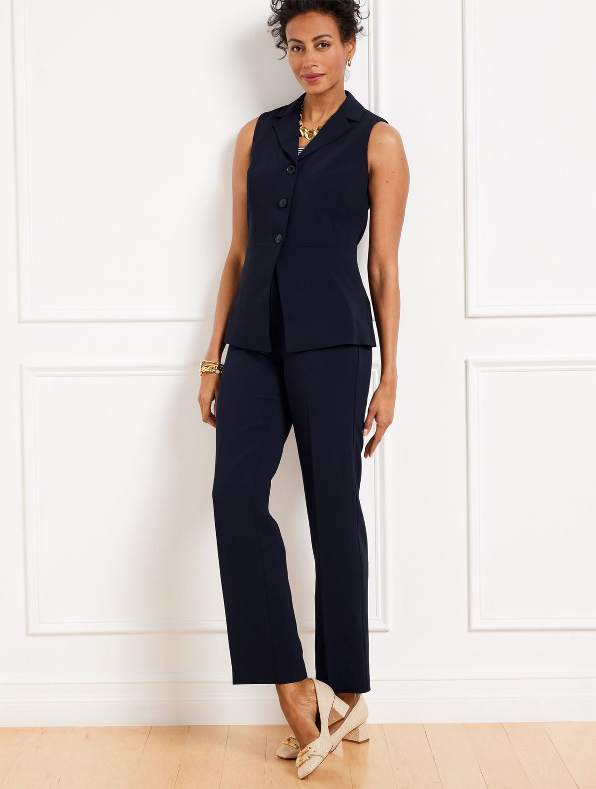 EASY TRAVEL PEPLUM VEST