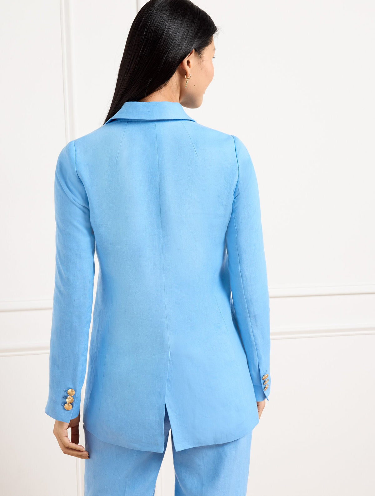 NO CLOSE LINEN BLAZER