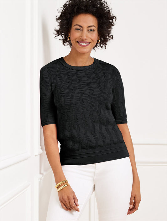 ELBOW SLEEVE PULLOVER