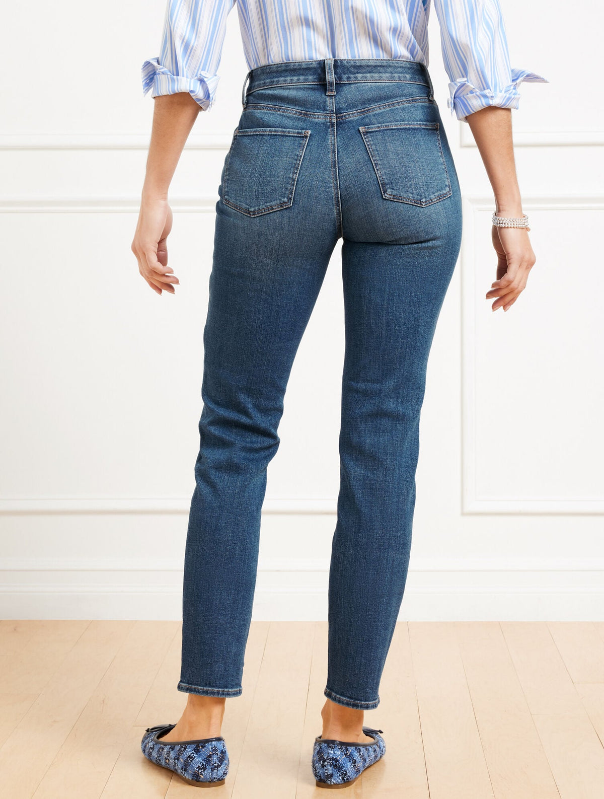 SLIM ANKLE JEANS - CHARLIE WASH - CURVY FIT