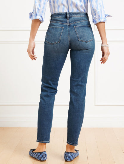 SLIM ANKLE JEANS - CHARLIE WASH - CURVY FIT