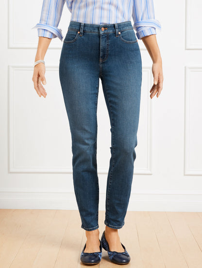 SLIM ANKLE JEANS - CHARLIE WASH - CURVY FIT