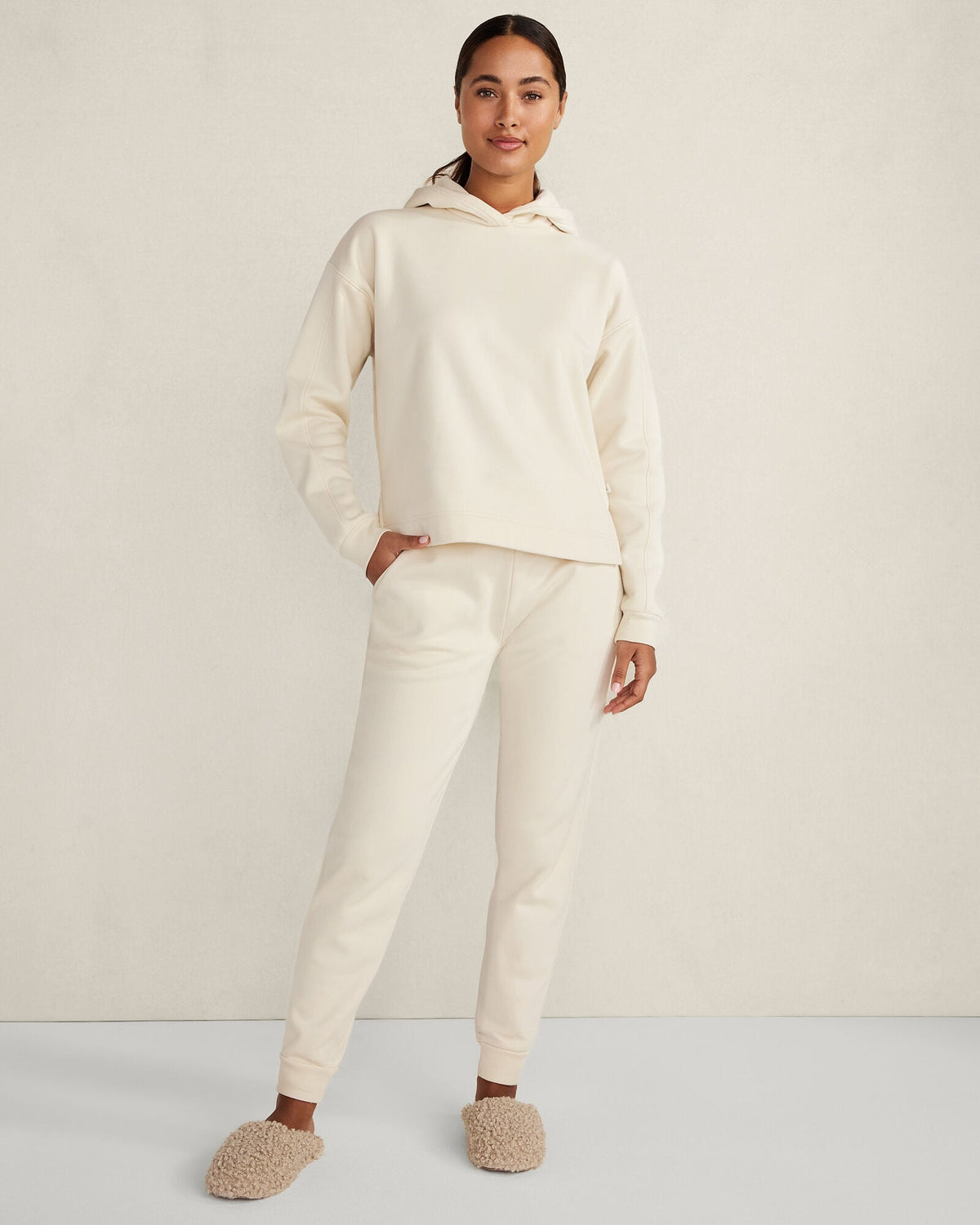 SPORTY FLEECE HOODIE