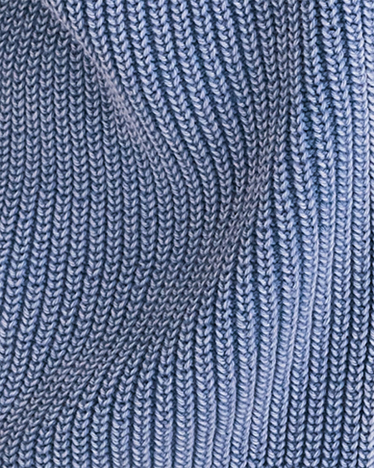 GARMENT-DYED ORGANIC COTTON SHAKER STITCH CARDIGAN