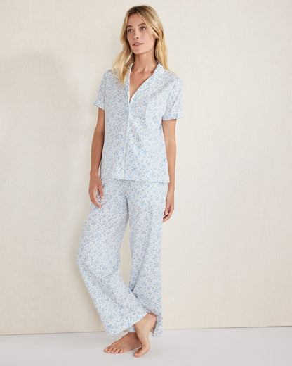 ORGANIC COTTON JERSEY MIRAGE PAJAMA SHIRT
