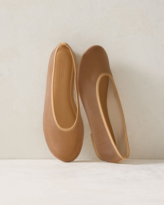 MESH BALLET FLATS