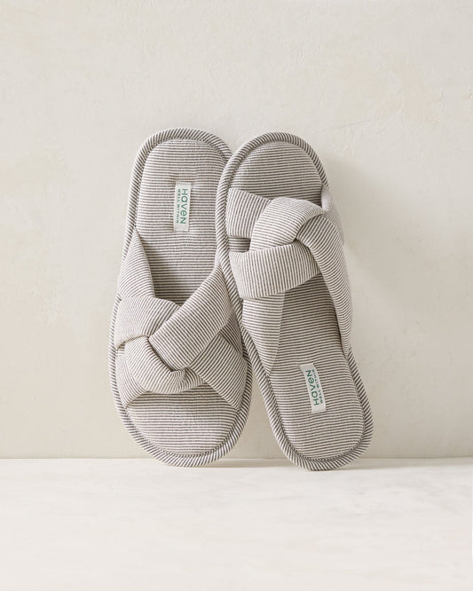 COTTON BLEND HOTEL SLIPPERS