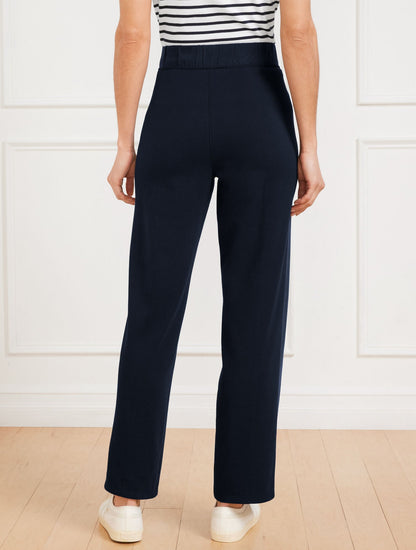 STRAIGHT LEG SEASIDE FRENCH TERRY PANTS