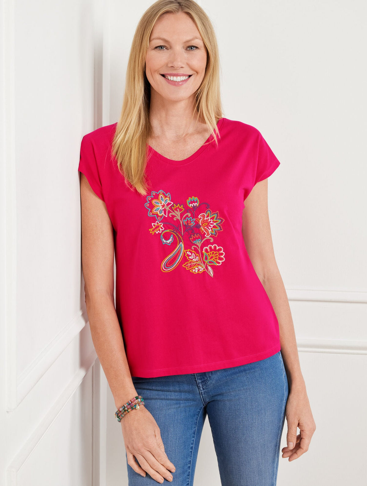 FLORAL SHORT SLEEVE TEE